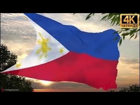 Philippine Flag & National Anthem 4K [CC]