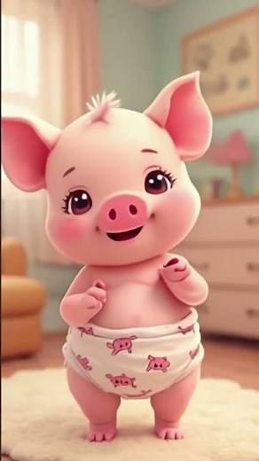 🐷 Cutest Pig Dance Ever 😂 | Funny Animal Shorts – Loopimals #shorts
