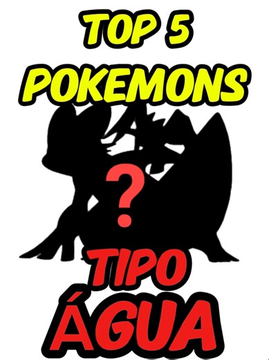 Qual será o último? Top 5 pokemons do tipo água #pokemon #greninja #ashgreninja