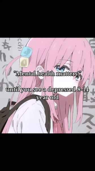 Mental health matters until you see a depressed 8–14 year old