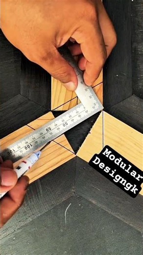 wooden pati corner joint cutting 💡 #modularkitchen #woodenalmari #woodworking