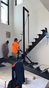 Modern floating stairs from start to finish. @tfstairs | Custom Stairs