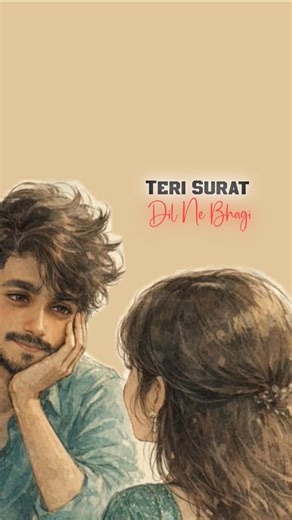Teri Surat 🙈❤ #love #whatsappstatus #hariyanvisong #nazraketeer #hariyana #song #fullscreenstatus