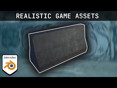 How to make realistic game assets in blender.