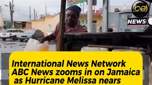 #BOJTV #WeatherWatch #FollowingMelissa International News Network ABC News zooms in on Jamaica as Hurricane Melissa nears ——— Sponsored by @ehubonlinemarket | BOJ Tv - Best Of Jamaica Television