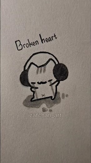 How to draw a cute cat easily ✨️ pt.10 #drawing #tutorial #howtodraw #cat #art #shorts