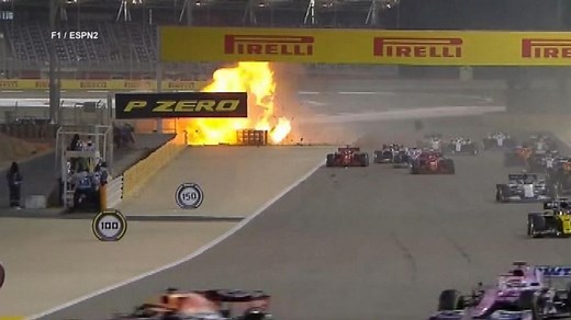 Formula 1 driver's miraculous escape after crash