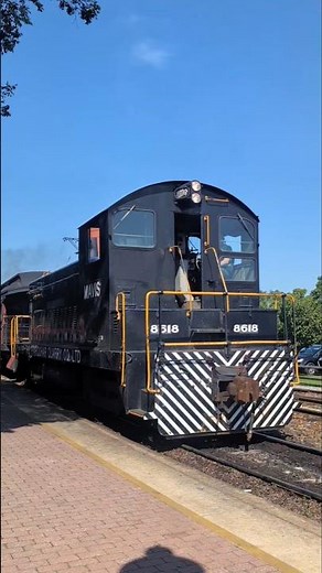 The SRR's No. 8618 (running as "Mavis") and Thomas the Tank Engine Left the Station for the Next Run