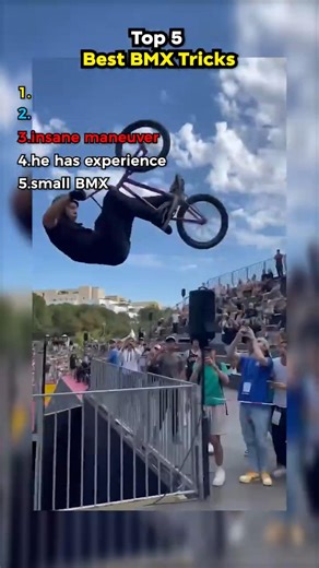 Top 5 insane BMX... 🚴 #bmx #bike #sports