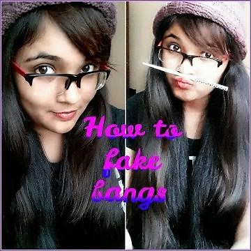 How to Fake Bangs