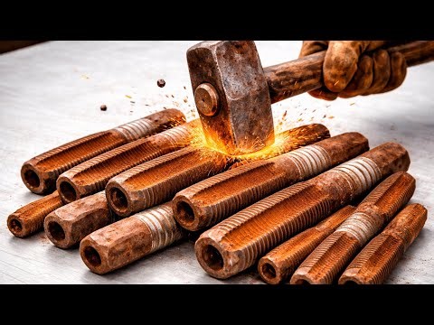 DON’T USE THESE! I TURNED THREADING TAPS INTO A GLADIUS SWORD