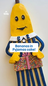 Are you thinking what I’m thinking?! That’s right! This is THE CAKE for your next celebration 🍌🎁🐻 Stream Bananas in Pyjamas on ABC iview now! #ABCKids | ABC Kids Community