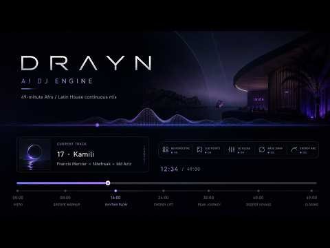 Afro House × Latin House Mix · Ibiza Ushuaia Continuous Set - 5K - DRAYN AI DJ · 49-min