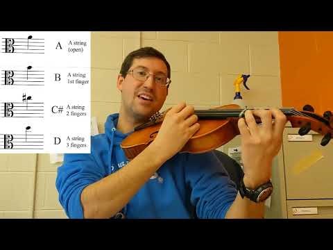 Viola A String Notes