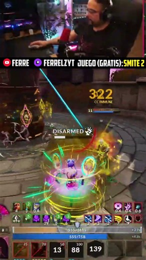 👹 1vs2 con IZANAMI y terminó en REKT ☠️#smite2 #shorts