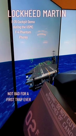 LM instructors show their F-35 Demo Simulator Cockpit to attendees at the USMC F-4 Phantom Phorey (a reunion of USMC F-4 Pilots/RIOs and Support Crew's in Dallas, Texas a couple weeks ago. LM was a sponsor, along with Martin-Baker and others. Happy Birthday US Marines! #usmc #f4 #f4phantom #tiktokaviation #warriors #historymakers #Phantom #jet #f35 #lockheedmartin #martinbaker #sim #tailhook #carrier #reunion #event@pilotwife3 @combat_aviationist @davidalanarnold @combatlearjet @avgeeks_assemble