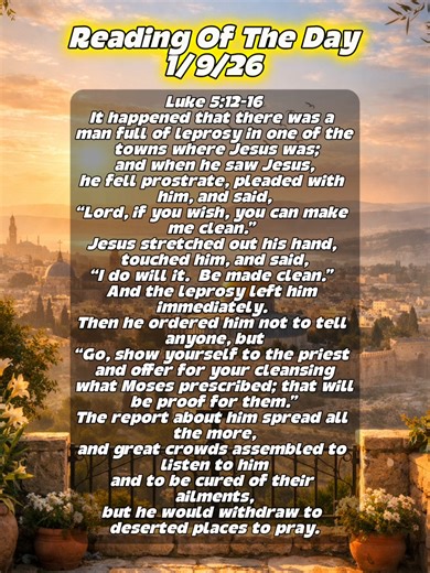 In Luke 5:12–16, we encounter the tender mercy of Jesus Christ as He reaches out to a man afflicted with leprosy — someone considered unclean and cast aside by society. Moved with compassion, Jesus does the unthinkable: He touches the man and heals him, showing that God is not repelled by our brokenness but draws near to restore us. While Jesus instructs the man to follow the law and quietly give thanks, His fame spreads, and crowds come seeking healing and hope. Yet Jesus regularly withdraws to