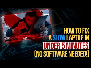 How to Fix a Slow Laptop in Under 5 Minutes (No Software Needed!)
