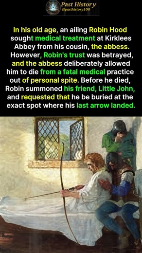 A Hero’s End: The Silent Treachery at Kirklees Priory #art #history #painting