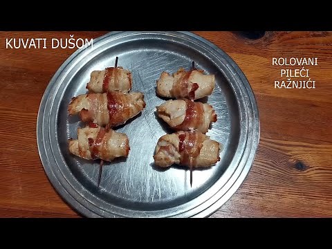 Kuvati Dusom - Rolovani pileci raznjici