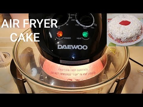 Baking my cake with Daewoo halogen oven