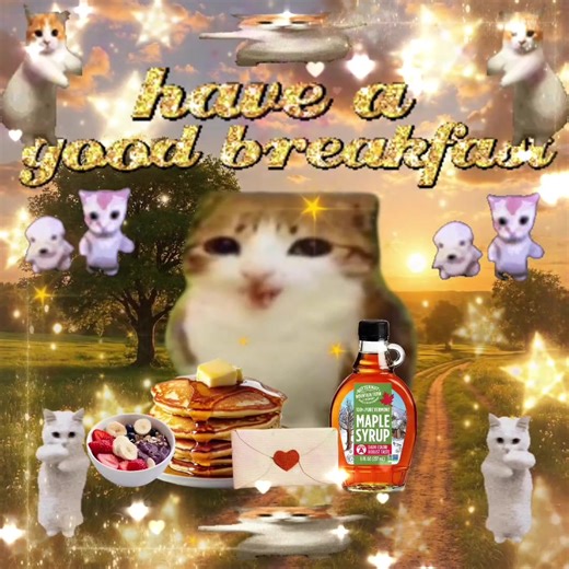 Enjoy a Delicious Breakfast with Cats
