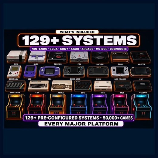 150TB+ for RetroBat Download - Take Your Pick — ArcadeSystems.co.uk