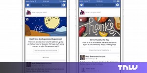 Facebook takes on Google Doodle with News Feed messages