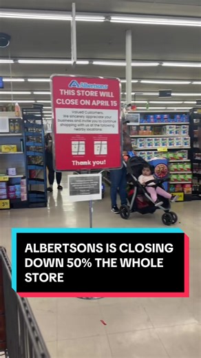 Albertsons Store Closing Sale Announcement