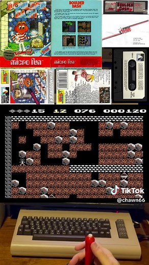 Boulder Dash 1984 #c64 #c64game #c64games #c64gaming #commodore #commodore64 #retrogame #retrogames #retrogaming #8bit