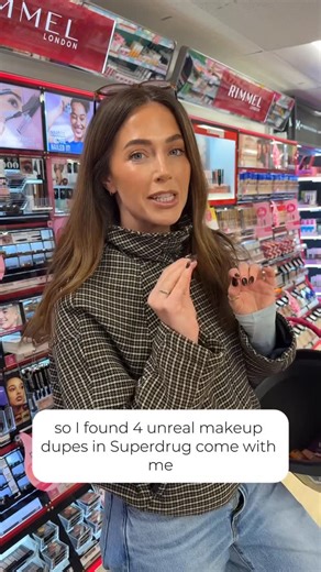 Lucinka Hodnett on Instagram: "Who doesn't love a good dupe. Let me be clear though. I do love all of the originals and would continue to buy them BUT if you want something similar and more cost friendly these are such good value for money and I have genuinely used all of them and they are amazing!! 1. @rimmellondon multi-tasker glow liquid illuminator 2. @nyxcosmetics_uk fat oil slick click lip balm 3. @mcobeauty_uk pressed powder 4. @muacosmetics lumi base"