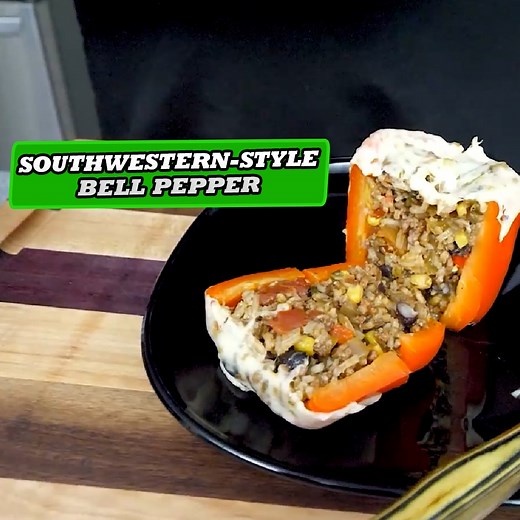 Let's Make Stuffed Bell Peppers... Southwestern STYLE 🔥 | Smokin' and Grillin' with AB