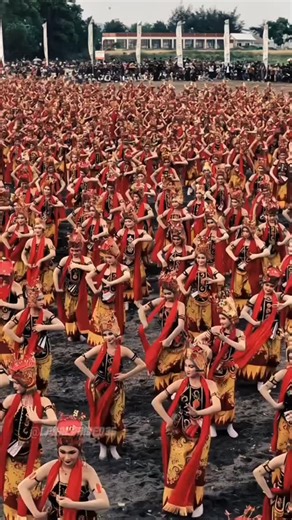 LOKAL PRIDE on Instagram: "Tari Gandrung Banyuwangi adalah tarian tradisional khas Suku Osing, Banyuwangi, yang merupakan ungkapan syukur panen, melambangkan rasa cinta pada Dewi Sri, dan berfungsi sebagai penyambut tamu, dibawakan berpasangan oleh penari wanita (Gandrung) dan pria (Paju/Pemaju) dengan iringan musik perpaduan Jawa-Bali, mencakup gerakan anggun dan unsur ritual seperti Seblang Subuh, serta kini sering dipentaskan sebagai hiburan umum. #tarigandrungbanyuwangi #tariantradisional #w