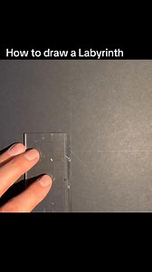 How to draw a Labyrinth #sacredgeometry #art #geometry #asmr #labyrinth #howtodraw | Natureofflowers