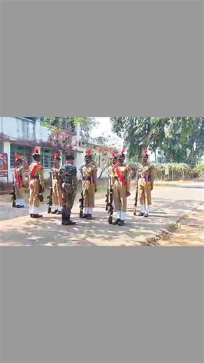 NCC Guard of Honour Inspection Demo | Discipline & Precision.#ncc #army