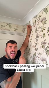 47K views · 2K reactions | How to fix peeling wallpaper like a pro ✨ Easy DIY wallpaper repair tips you can do at home! #wallpaper #diydecor #homedecor #decoratingtips #wallpaperideas #diyhack | Kris Fox Devos | Facebook