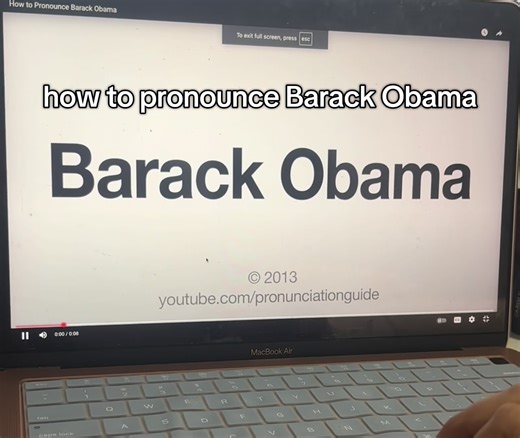 How to Pronounce Barack Obama Clearly