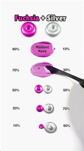 Vibrant Fuchsia Meets Shiny Silver – Unexpected Beauty!