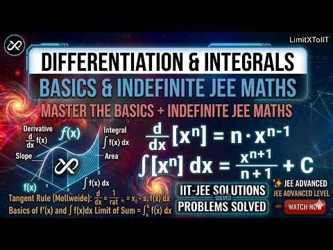 Basics of Differentiation & Indefinite Integrals | JEE Maths