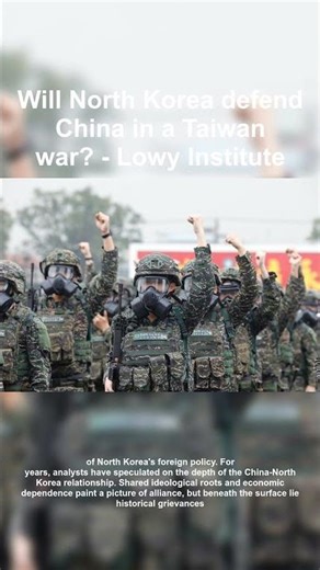 NK Taiwan A Dangerous Alliance