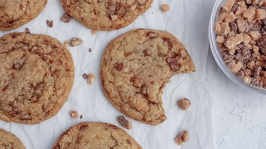 Brown Butter Toffee Cookies Recipe - Tasting Table