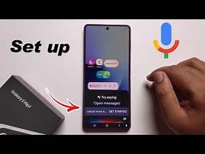 Samsung Galaxy Z flip 7 : How To Set up Google Voice Assistant