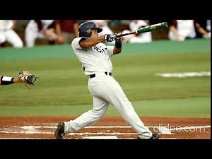 [Baseball Wooden Bat Hits] Sound Effect