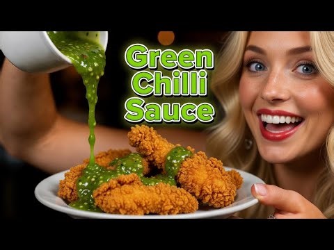 How to Make Green Chilli Sauce at Home 🌶️ Easy & Fresh
