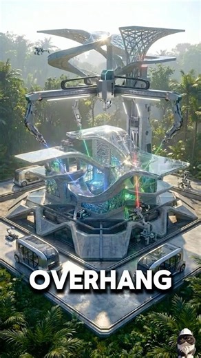 Giant 3D Printer Builds a Futuristic House in Minutes | Impossible Architecture #satisfying