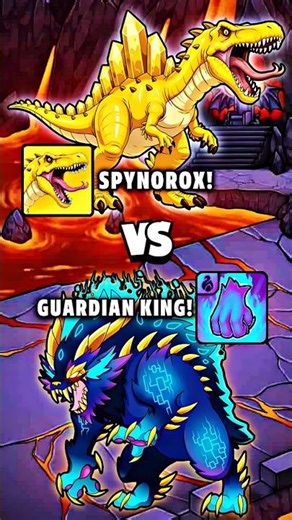 Spynorox vs Guardian King😱|| in dynamons world #dynamonsworld #ytshorts
