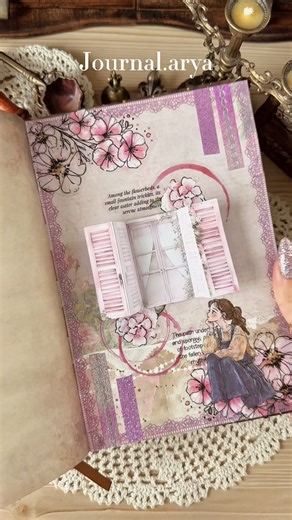 ASMR | Aesthetic Journaling | #scrapbooking #shortvideo #journaling