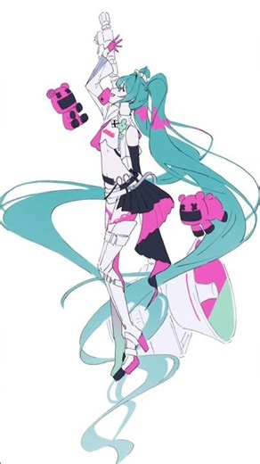 レーシングミク2025(衣装簡略化)#初音ミク #レーシングミク #hatsunemiku