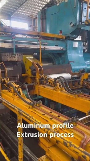 Aluminum profile extrusion process#allprocessofworld