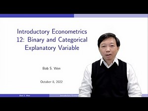 Binary and Categorical Explanatory Variables | Introductory Econometrics 12